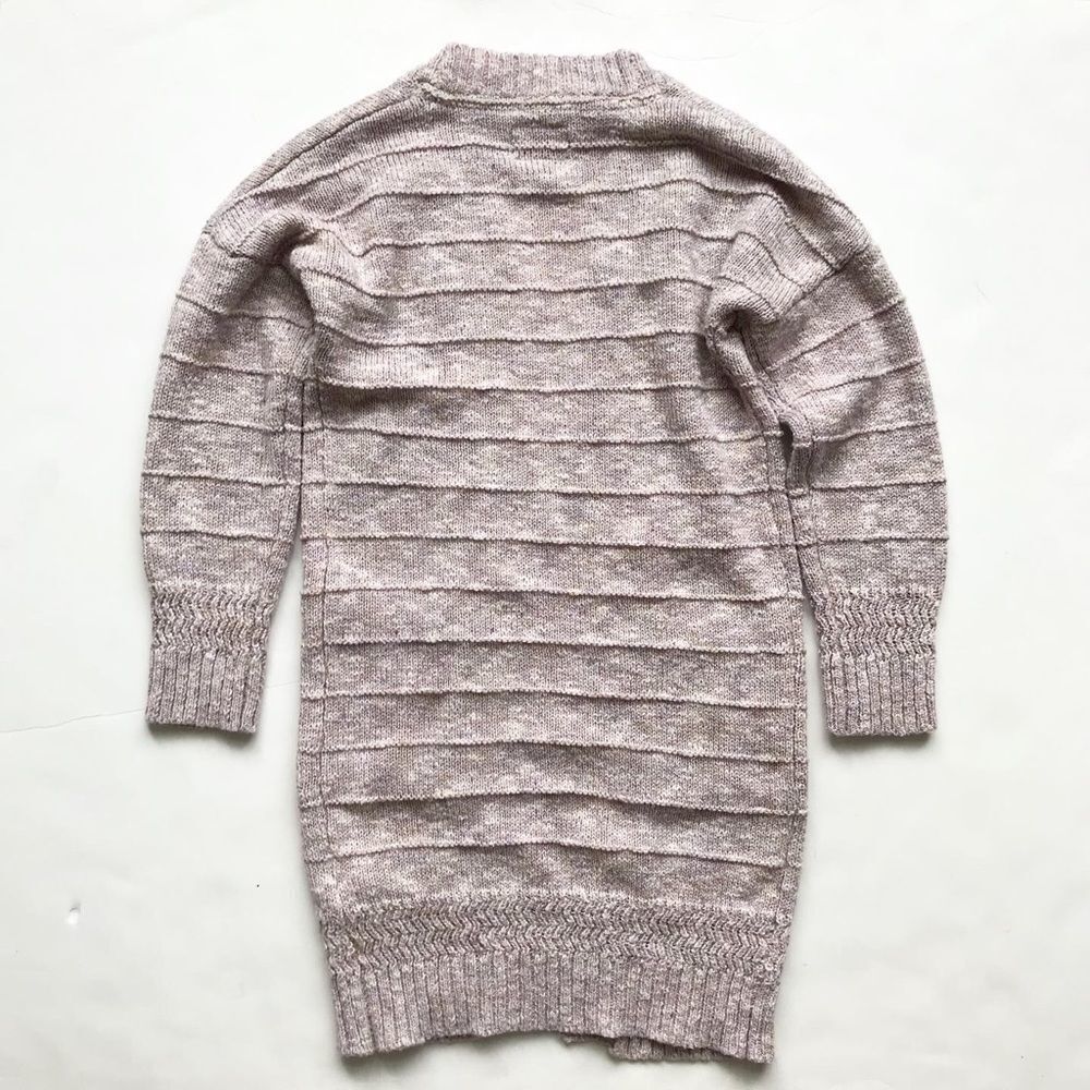 Roots light purple knit open front cardigan EUC S(5-6Y) - Picture 5 of 5